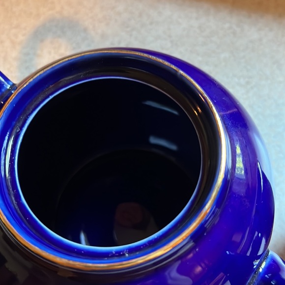 Cobalt Blue Ceramic Teapot - Picture 6 of 7
